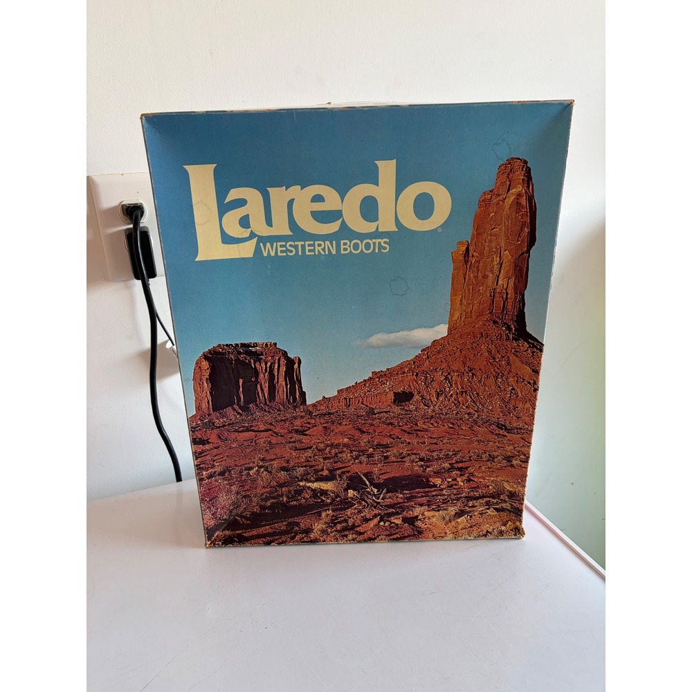 Vintage Laredo‎ Western Boots Empty Shoe Box - Box Only